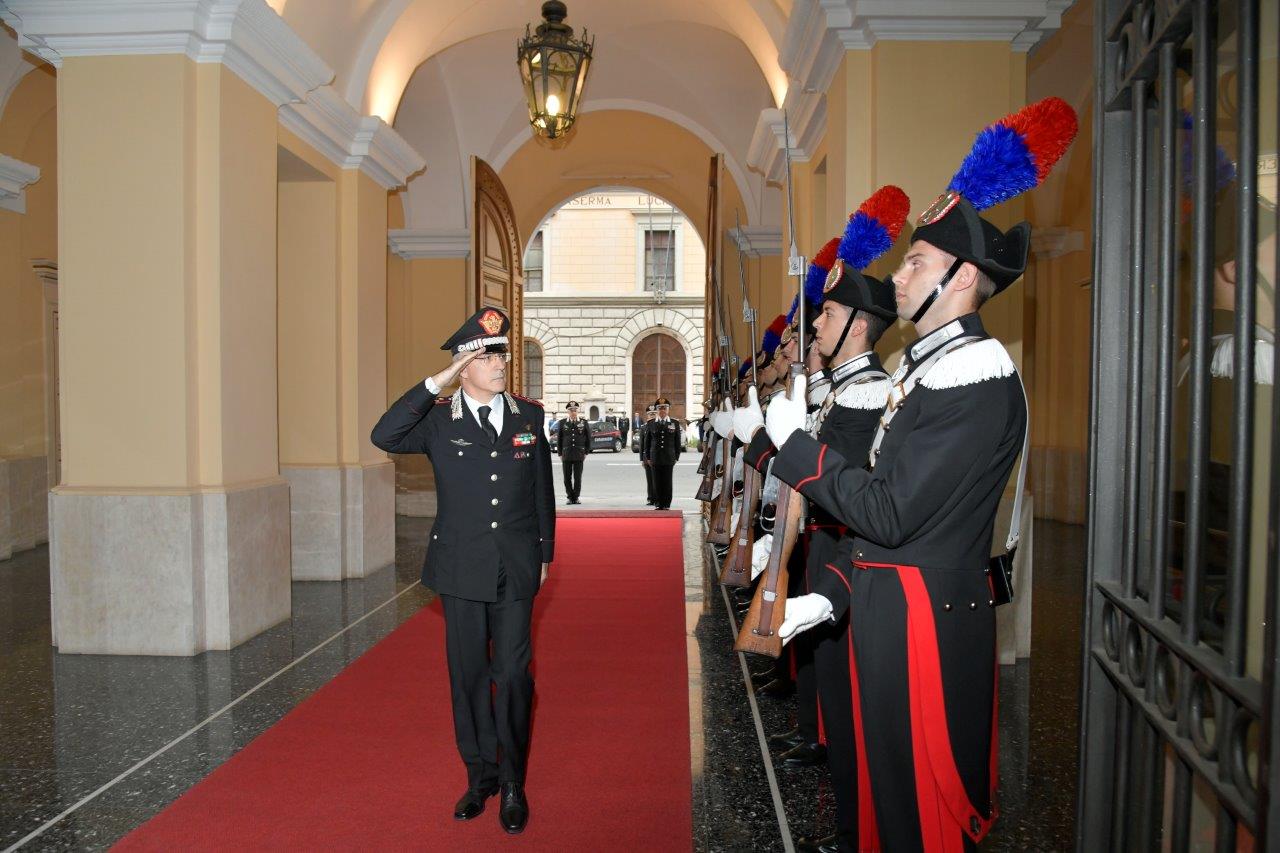 Un momento della cerimonia alla presenza del Generale Giovanni Nistri