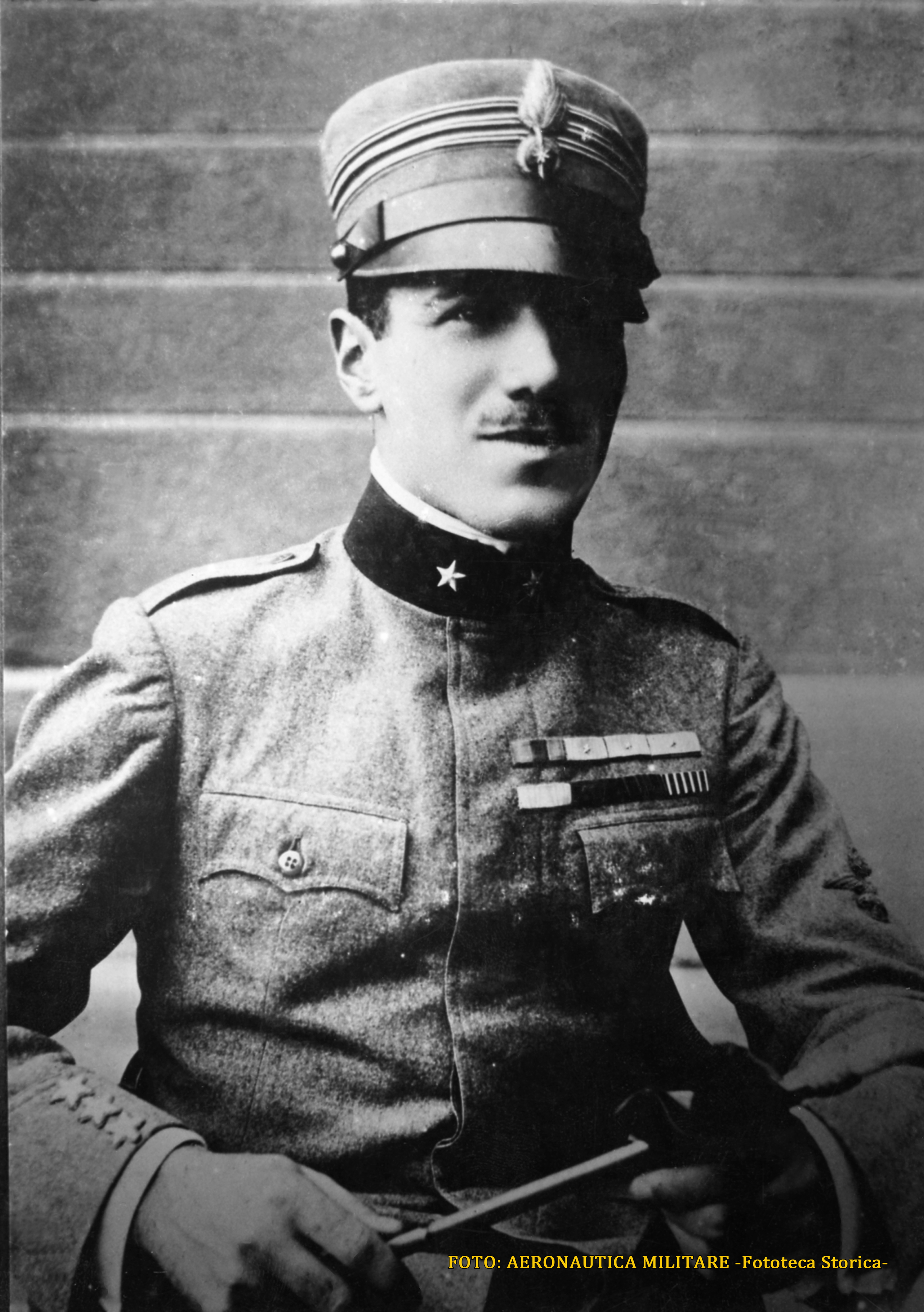 Francesco Baracca in una foto d'archivio dell'Aeronautica militare (1)
